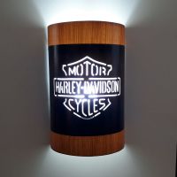 [Imagem]Luminária Arandela de parede Bar Harley Davidson