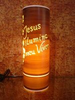 [Imagem]Abajur "Jesus Ilumina Meu Viver"
