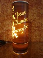[Imagem]Abajur "Jesus Ilumina nosso Amor"